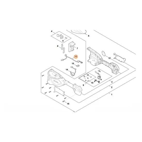 STIHL  Wiązka kabli FA07 440 3001